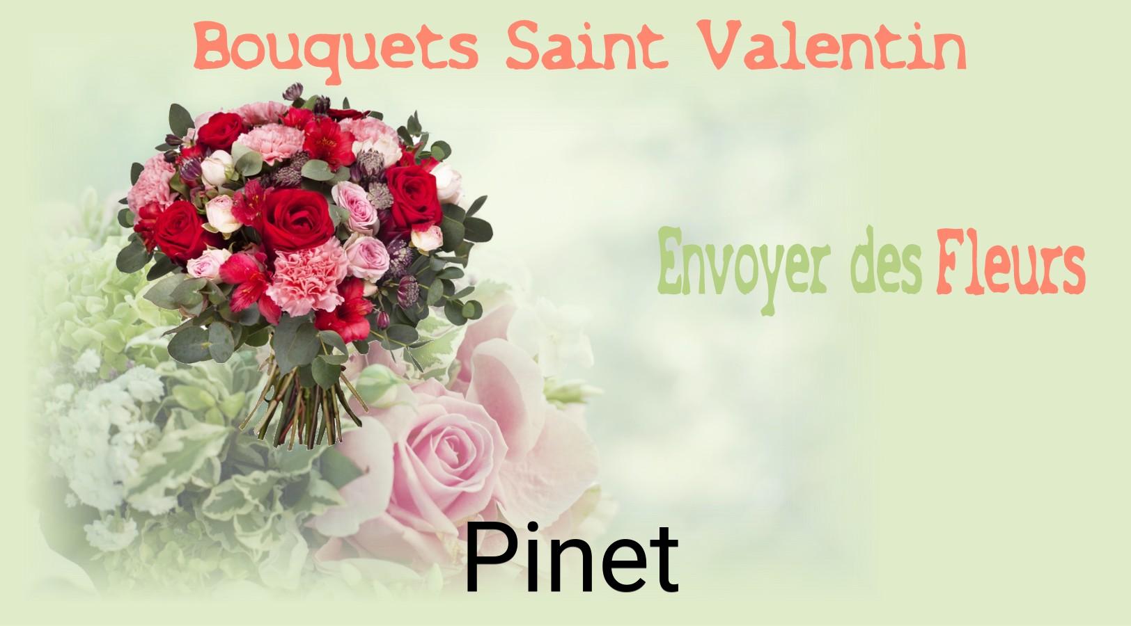 Roses de Saint-Valentin livrées à Pinet